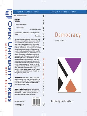 cover image of Democracy